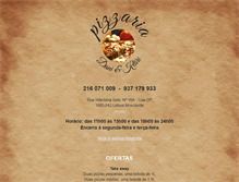 Tablet Screenshot of pizzaria-dani-klari.com